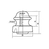 Low & medium voltage pin type insulators