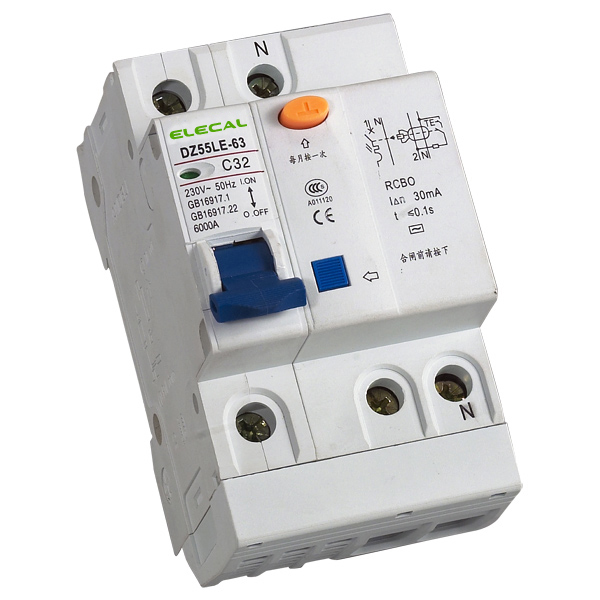 DZ55LE-63 Residual Current Operated Circuit Breaker