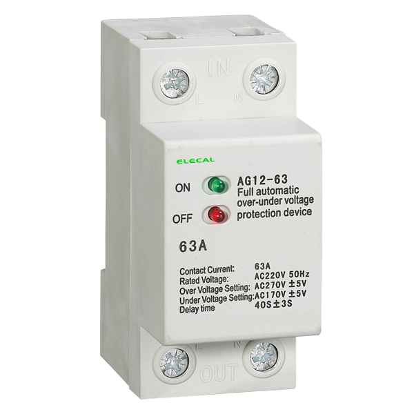 AG12 Intelligent Self-resettable  Overvoltage and Undervoltage Protection Device