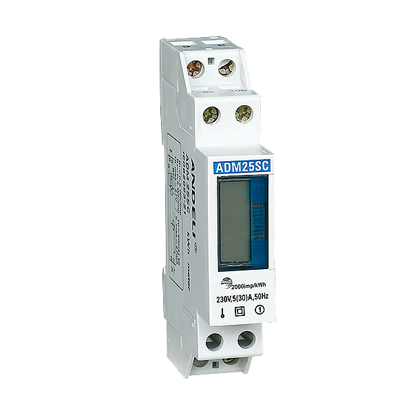 ADM25SC Single Phase DIN-RAIL Watt-hour Meter