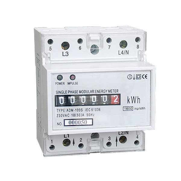 ADM100S Single Phase DIN-RAIL Watt-hour Meter