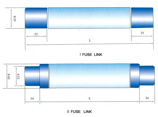 Voltage mutual conductor' High-voltage limit-current fuse for protection